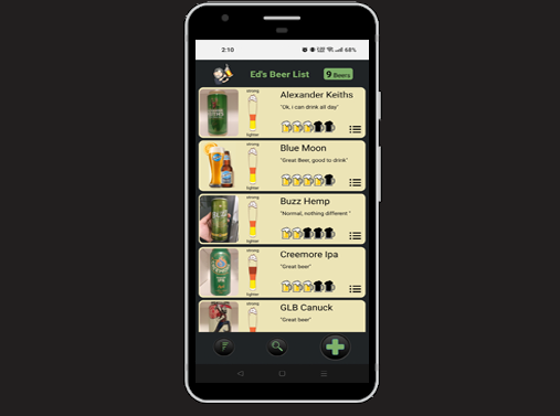 Ed's Beer List Android App